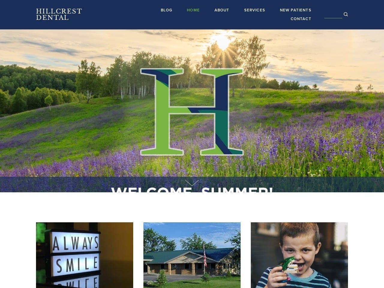 Hillcrest Family Dental Center screenshot