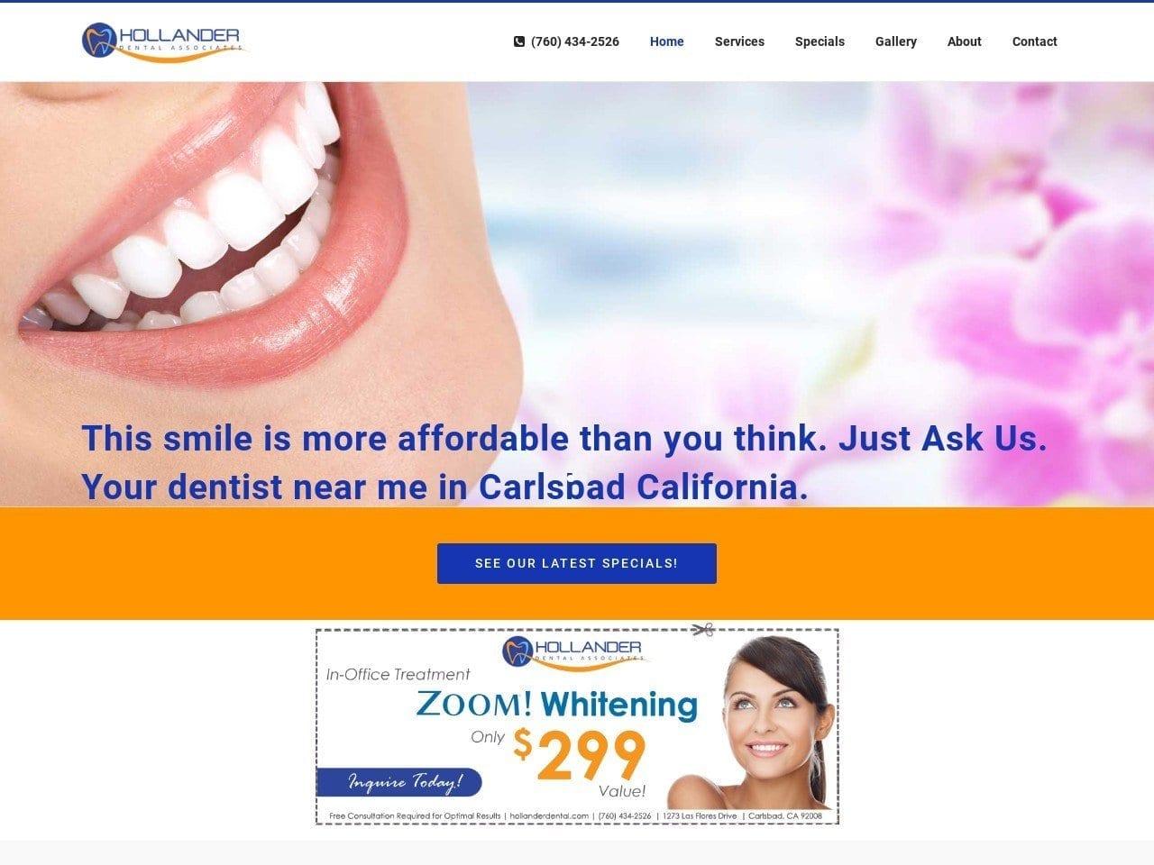Hollander Dental Associates screenshot