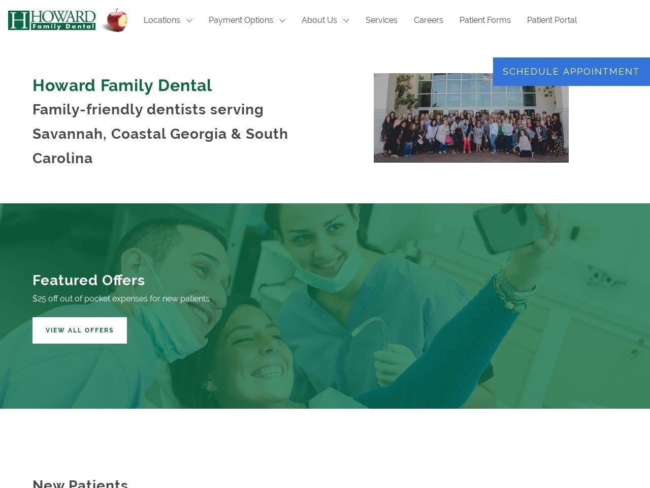 Howard Family Dental screenshot