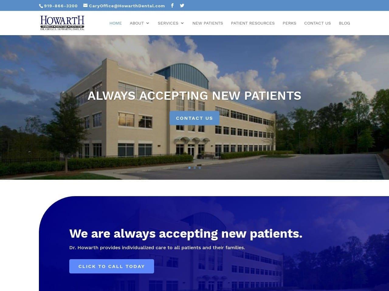 Howarth Family Dental Center West Jeffrey C DDS screenshot