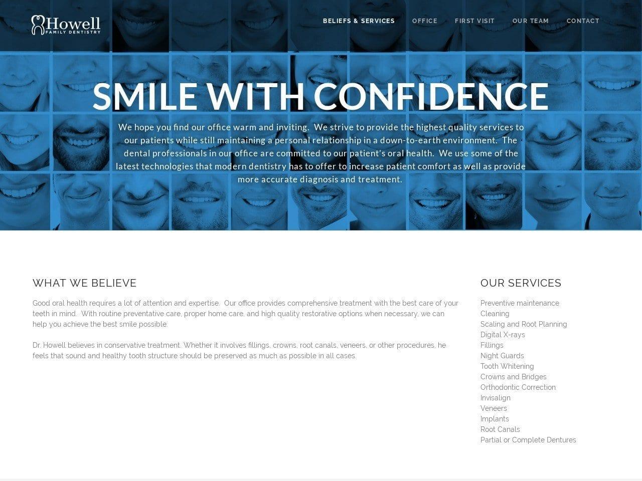 Howell Family Dentist screenshot