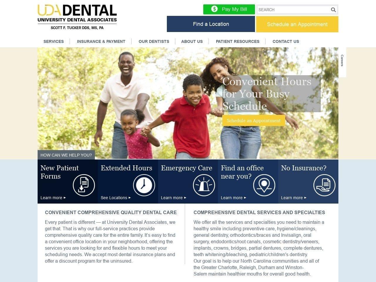 HP Family Dental screenshot