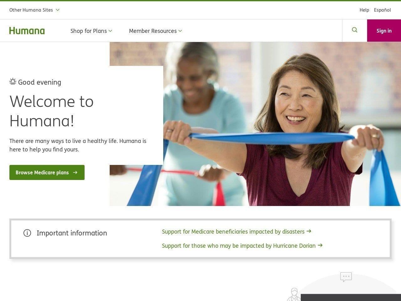 Humana Specialty Benefits screenshot