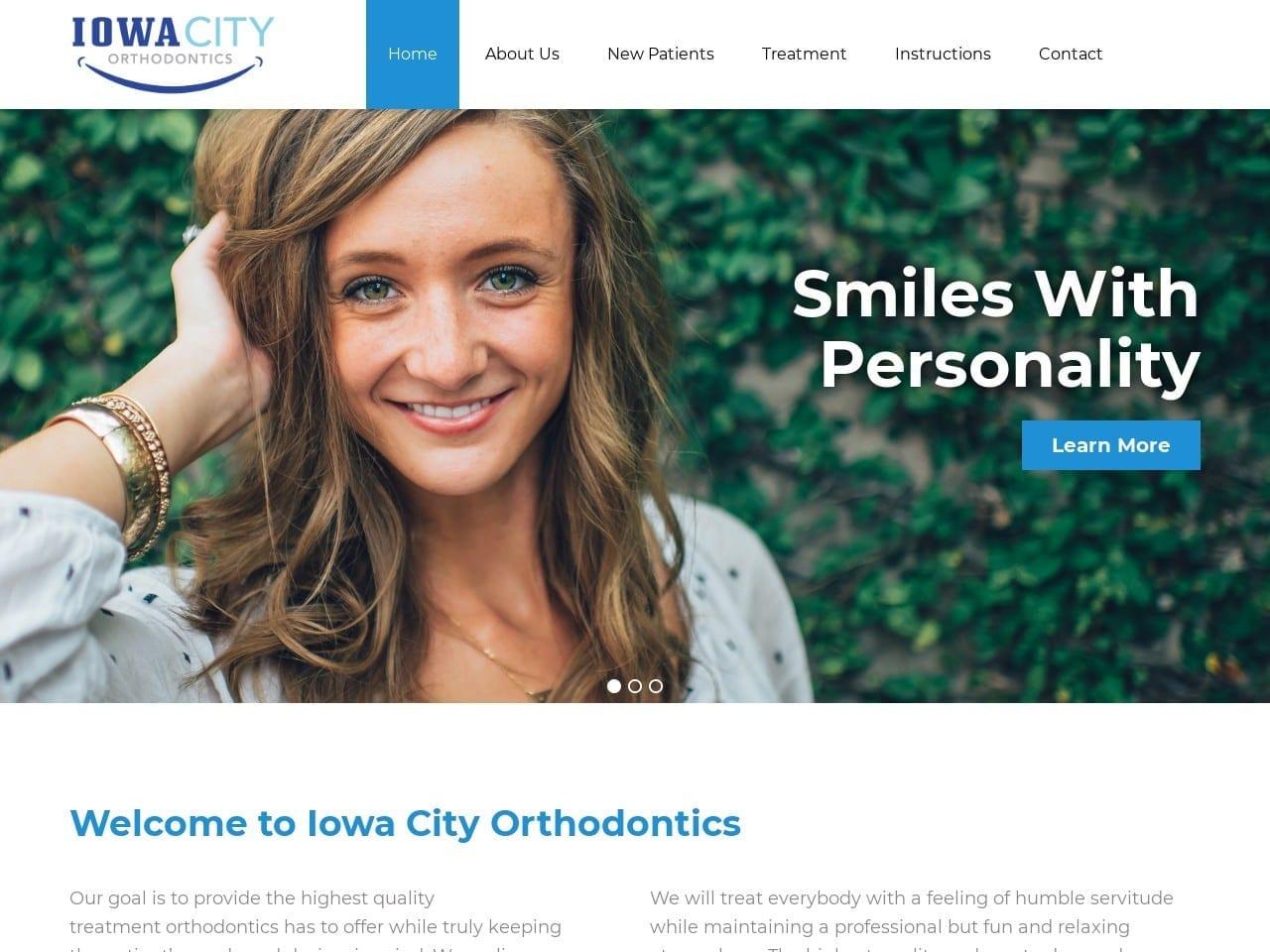 Iowa City Orthodontics screenshot