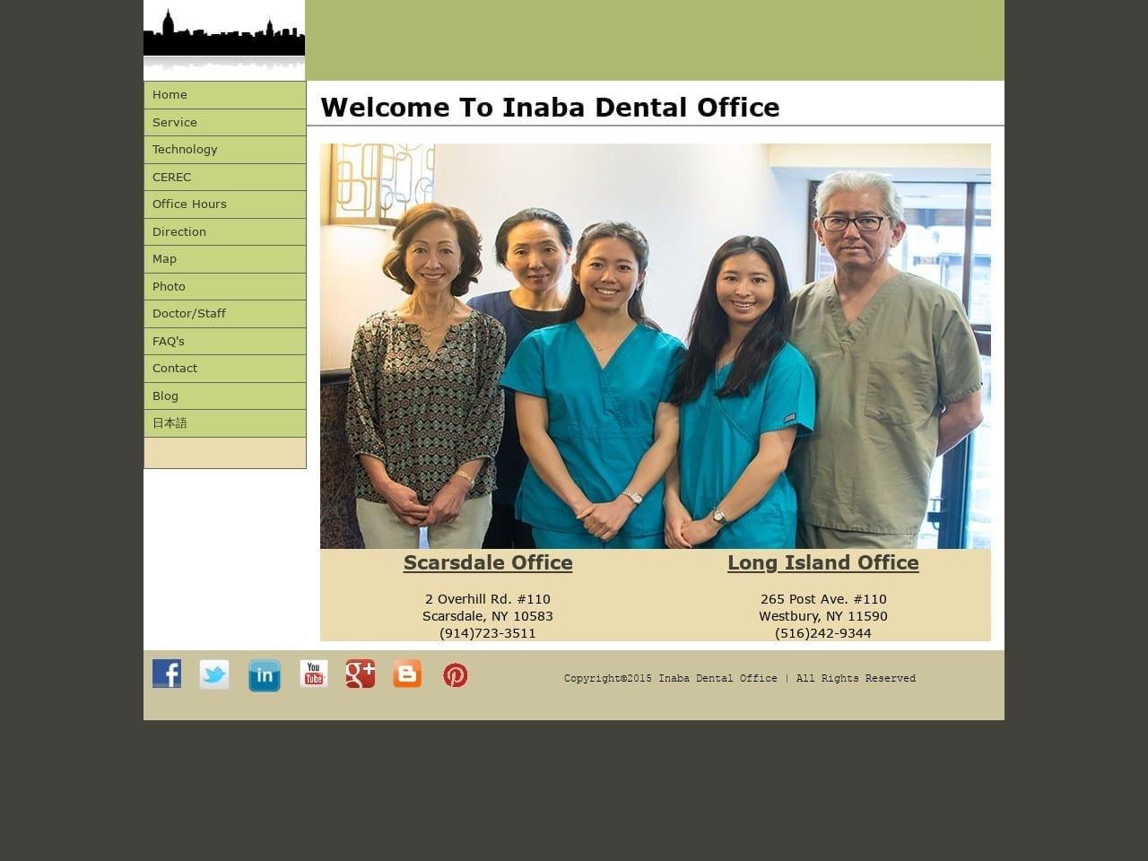 Inaba Dental screenshot