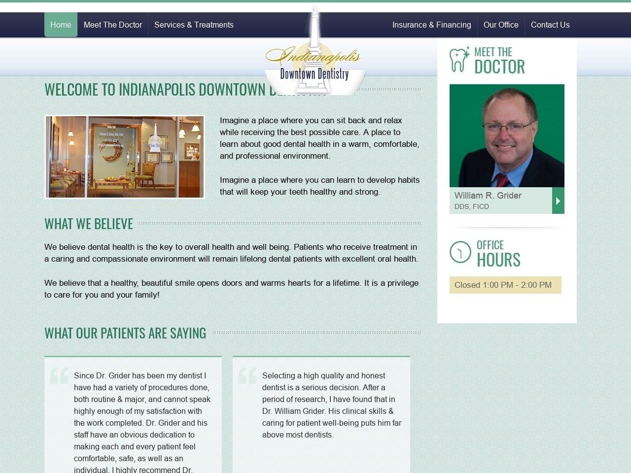 Indianapolis Downtown Dentist screenshot