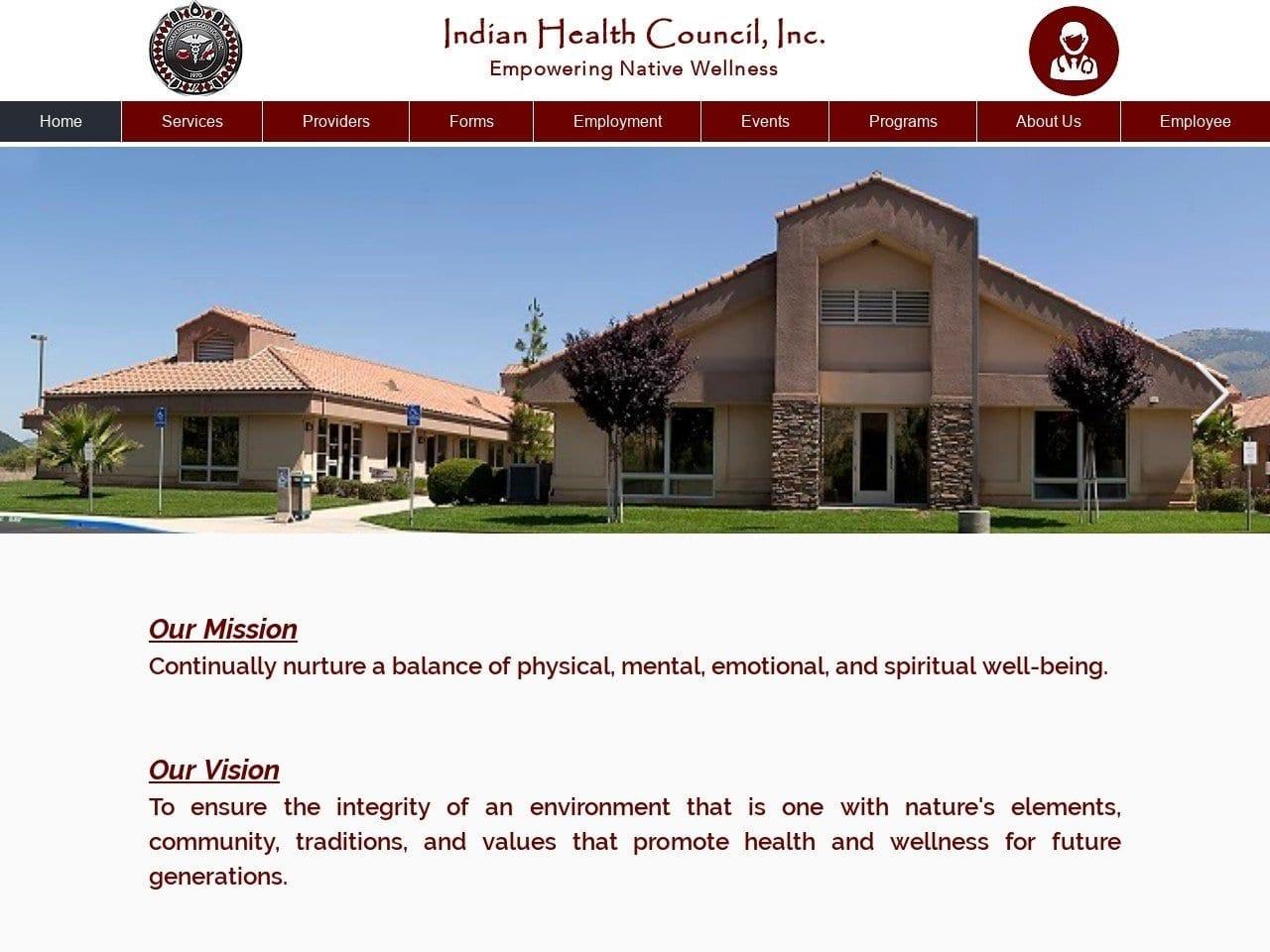 Indian Health Council screenshot