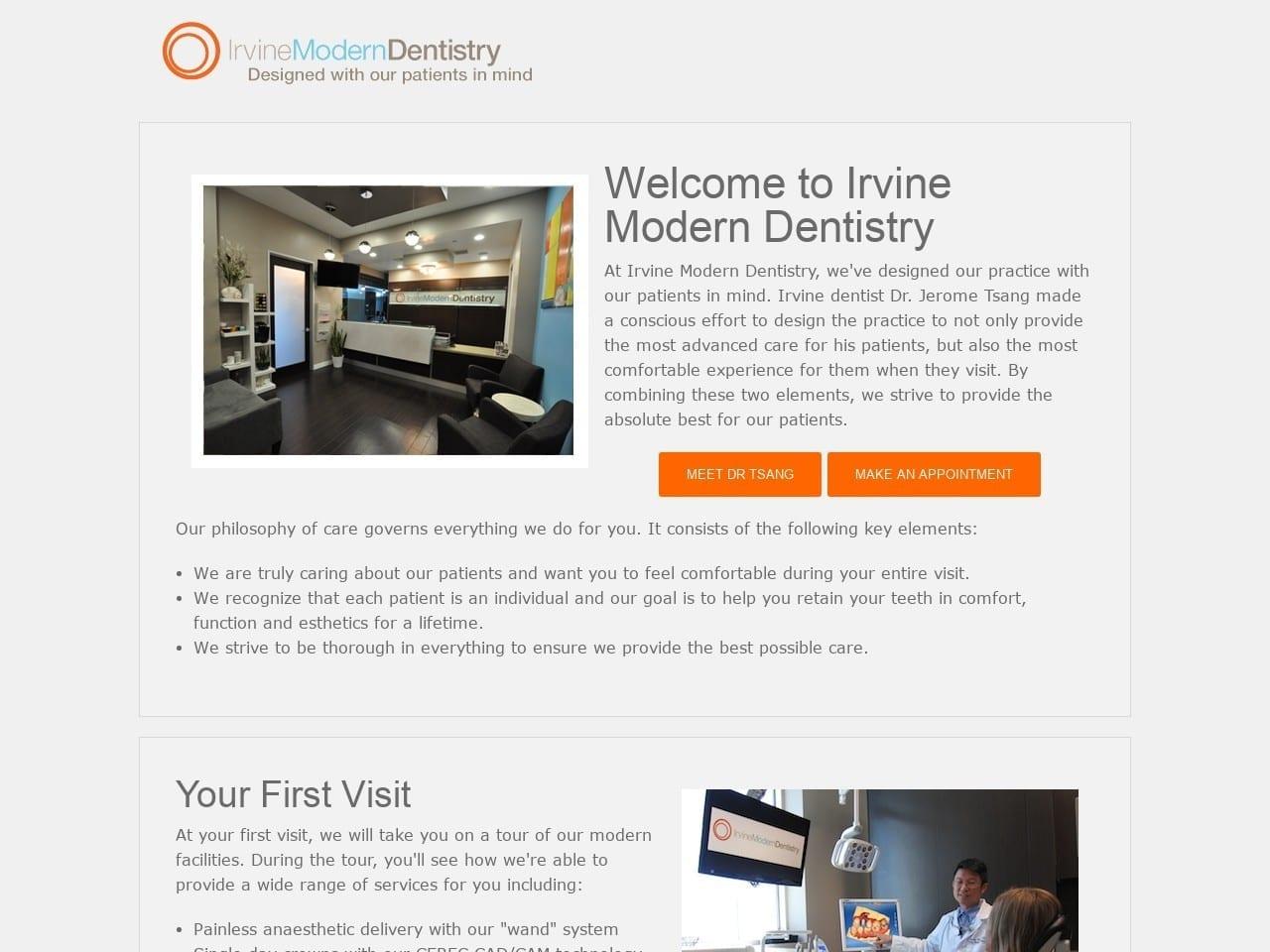 Irvine Modern Dentistry screenshot