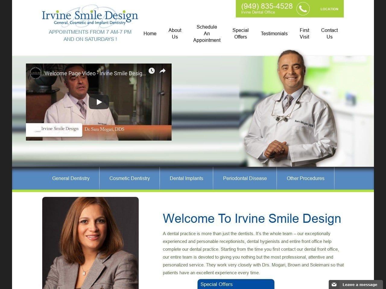 Irvine Smile Designs screenshot