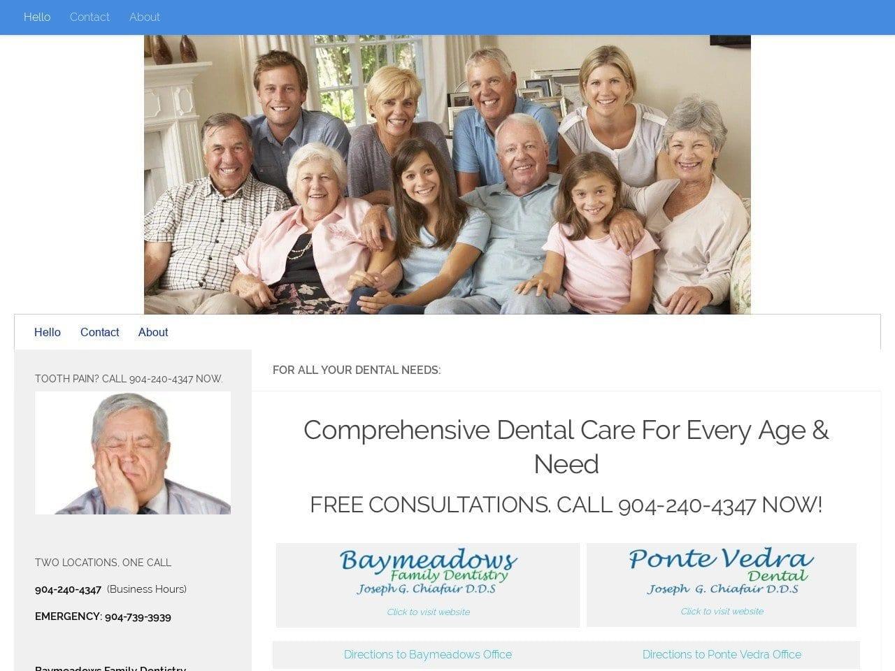 Baymeadows Family Dentist screenshot