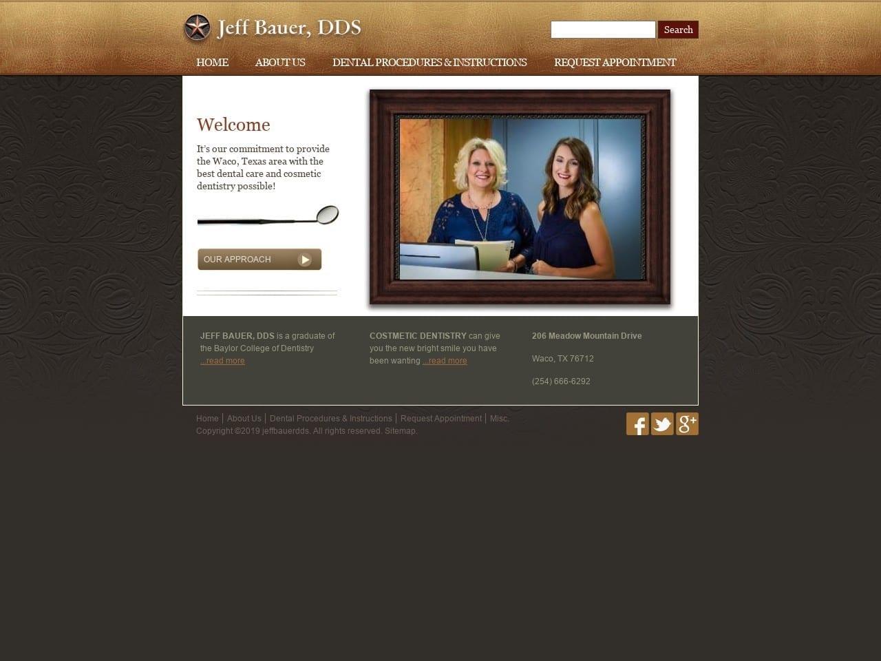 Bauer Jeffrey a DDS screenshot