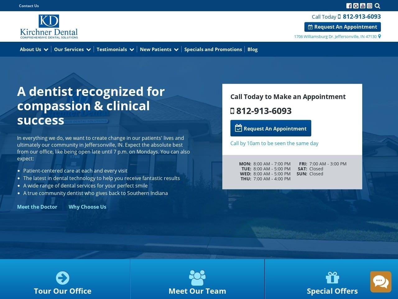 Kirchner Dental screenshot