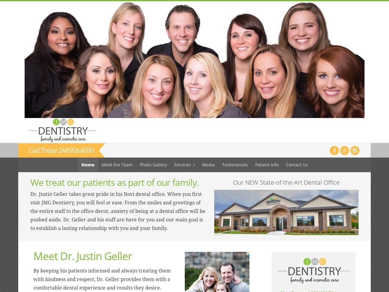 JMG Dentistry screenshot