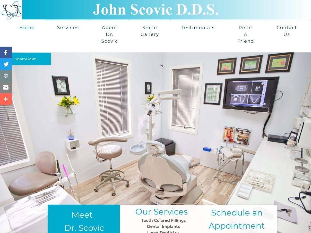 John Scovic DDS screenshot