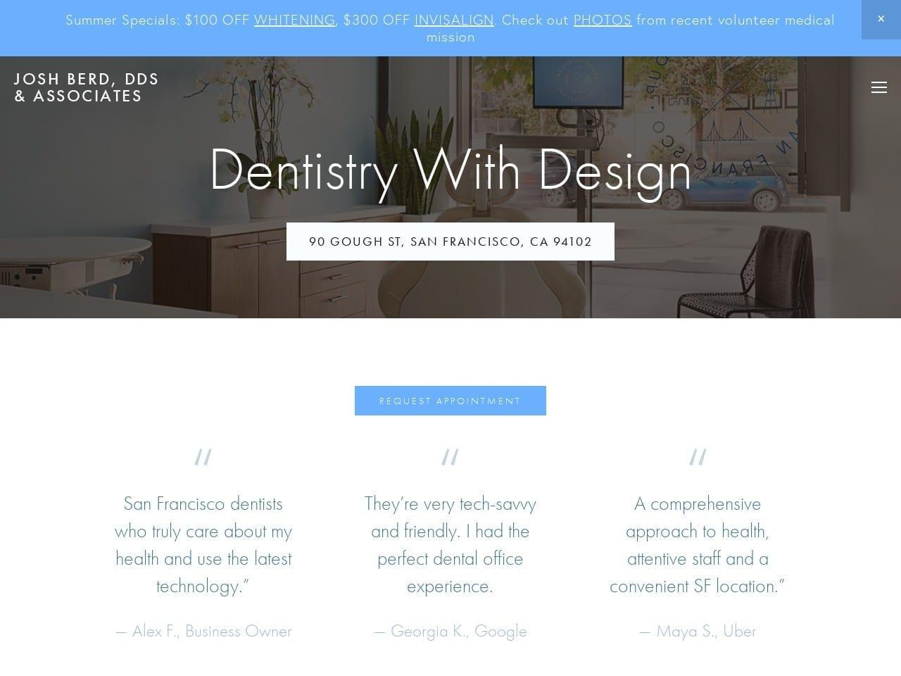 Dr. Josh Berd Dds Serving Soma & Fidi Of San Fra screenshot