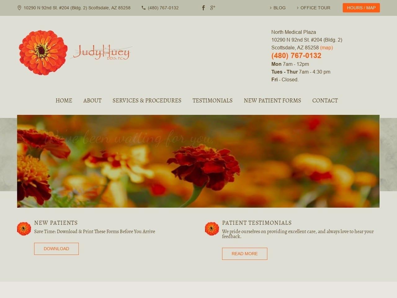 Judy Huey DDS PC screenshot
