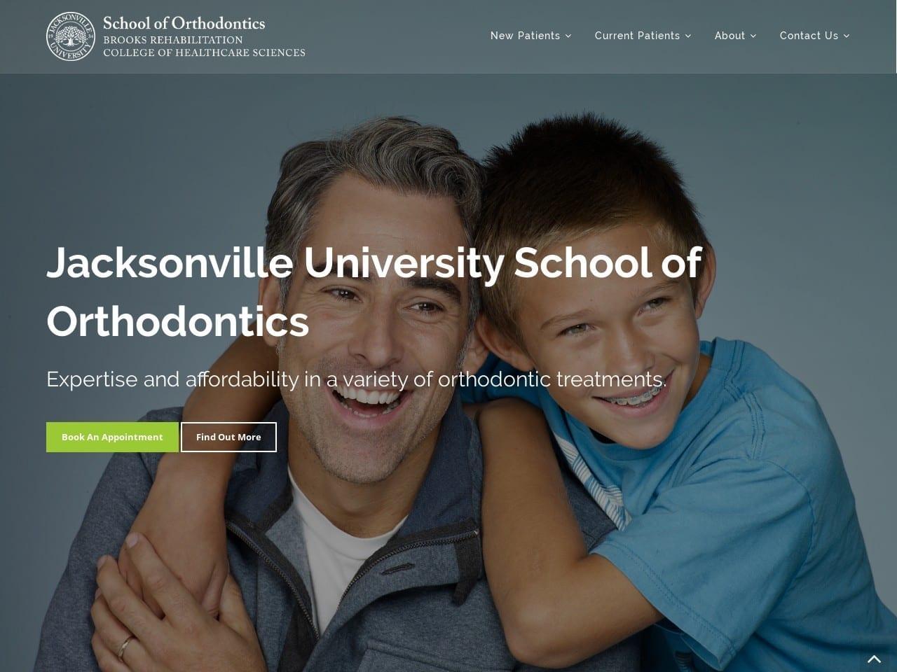 Jacksonville University School of Orthodontics screenshot