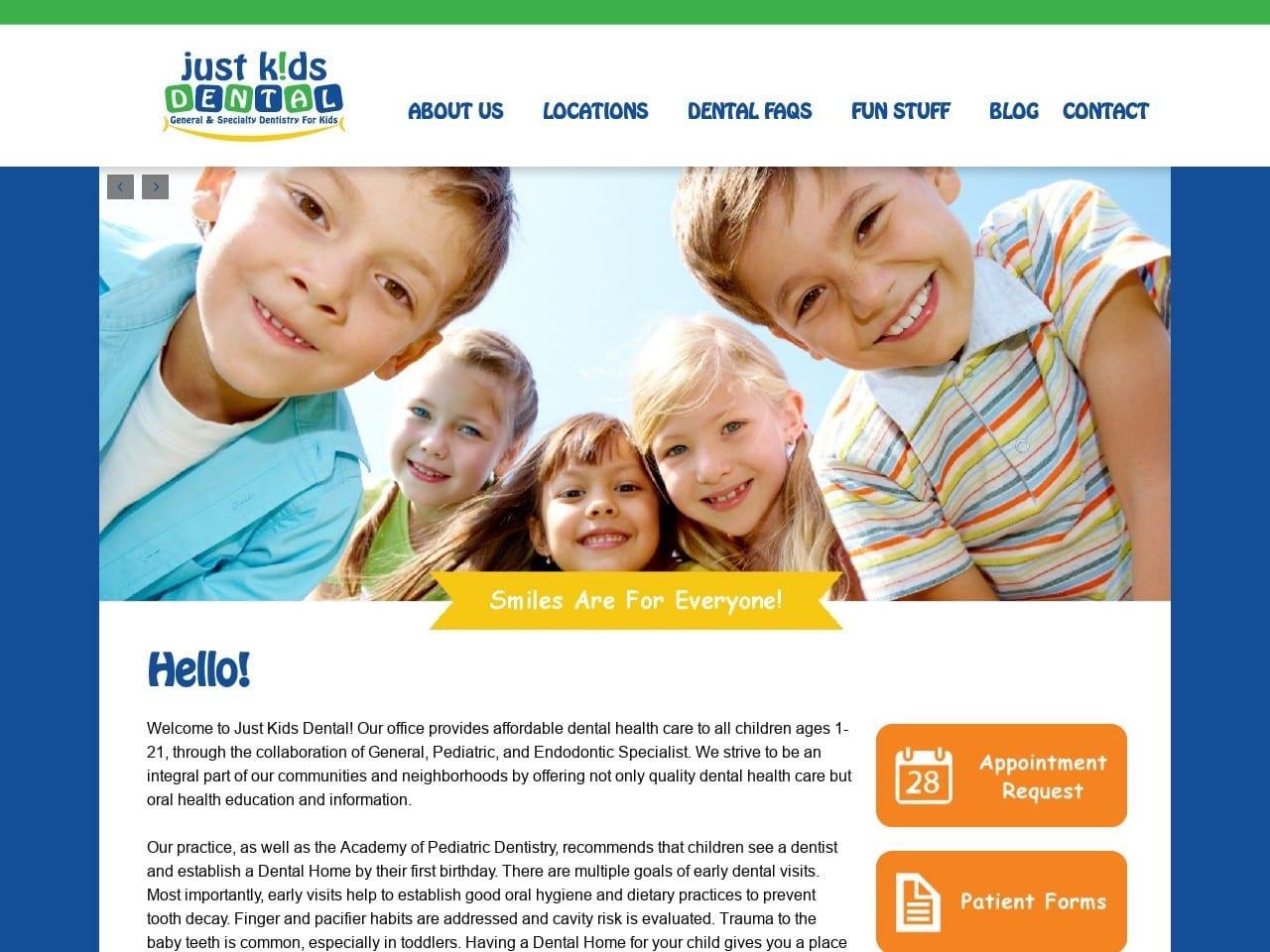 Just Kids Dental screenshot