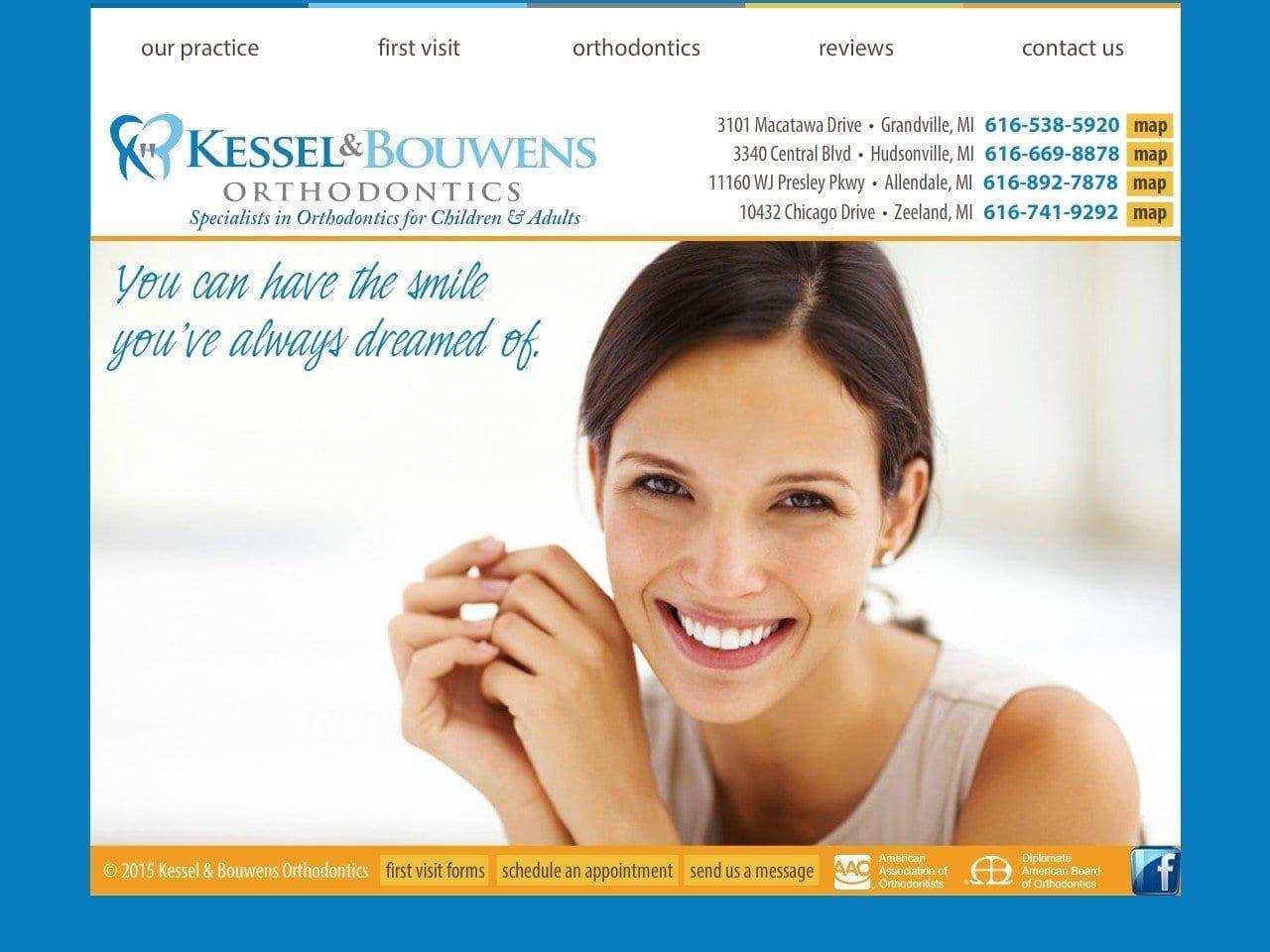 Kessel & Bouwens Orthodontics screenshot