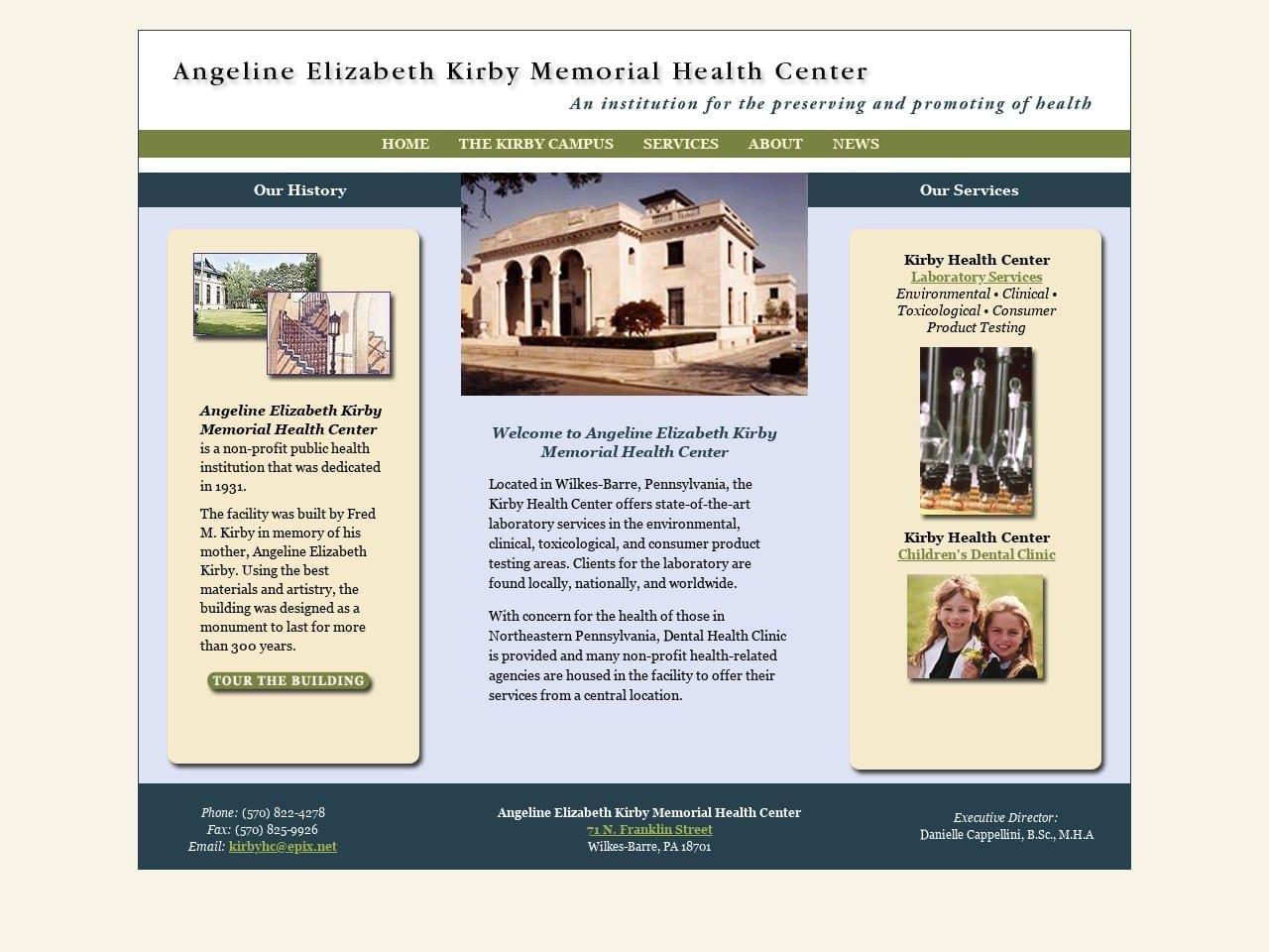 Kirby Memorial Health Center screenshot