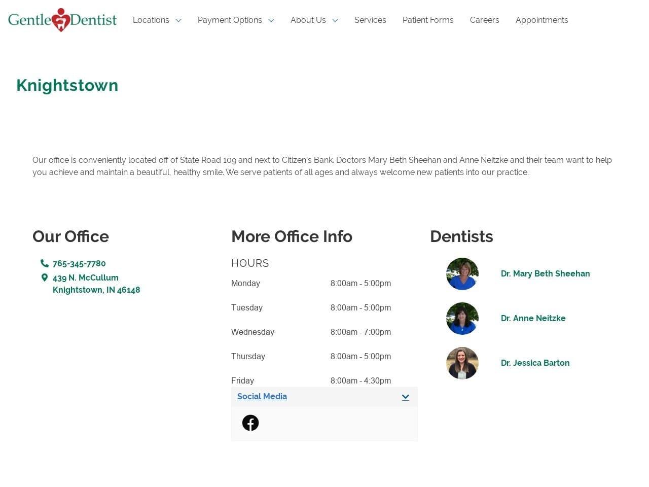 Knightstown Gentle Dentist screenshot