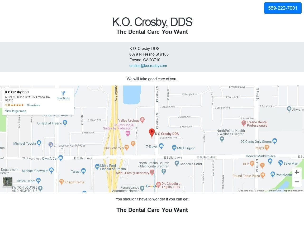 Crosby K O DDS screenshot