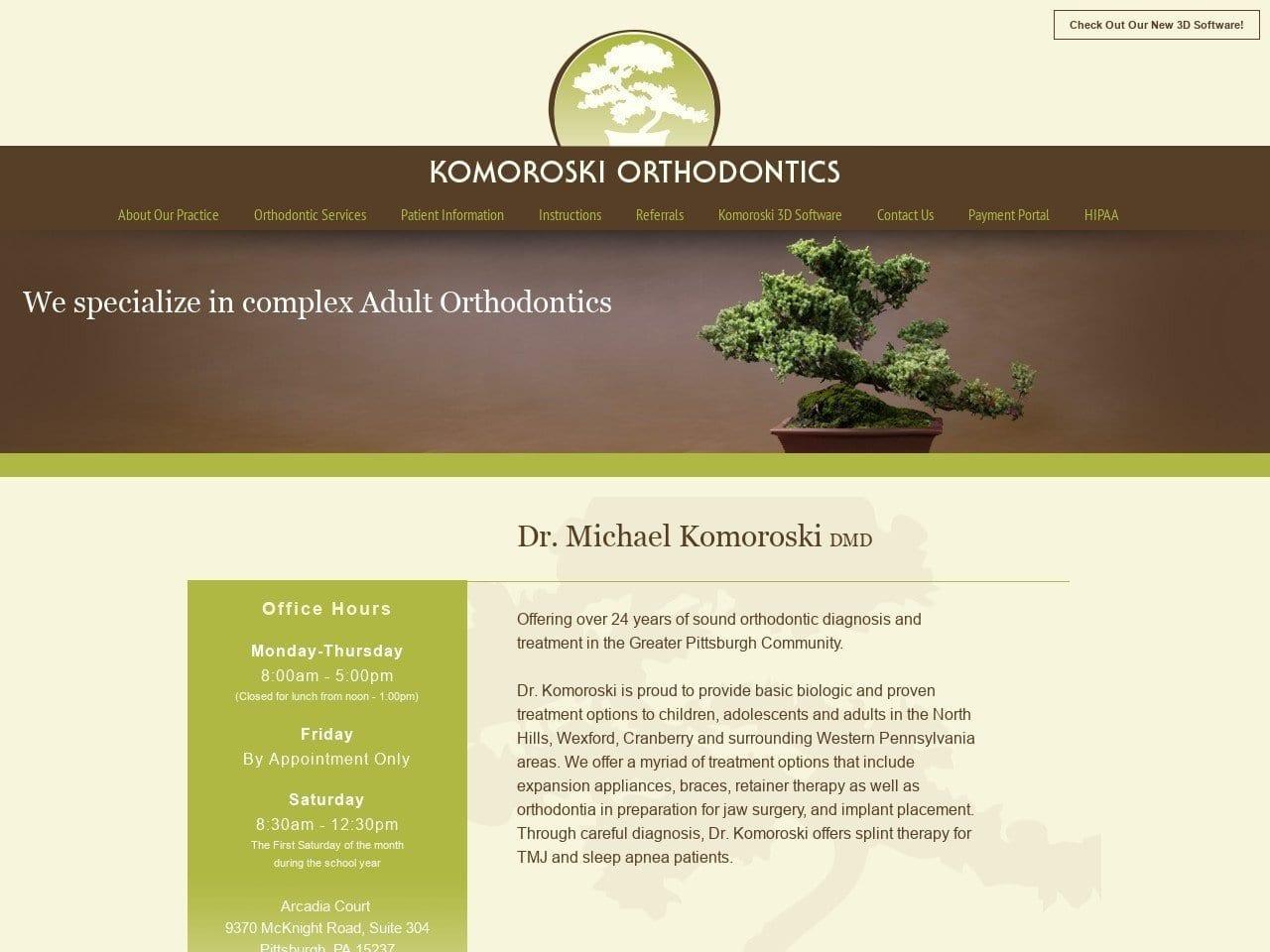 Dr. Michael Komoroski DMD screenshot