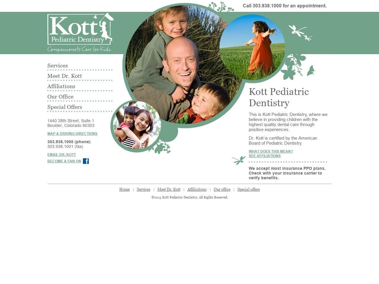 Kott Pediatric Dentist screenshot