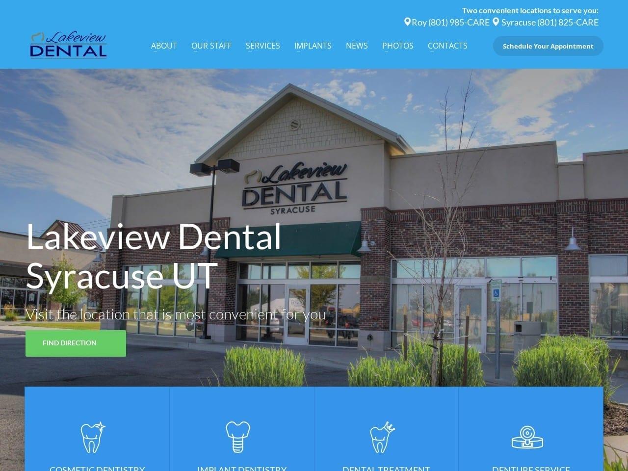 Lakeview Dental screenshot