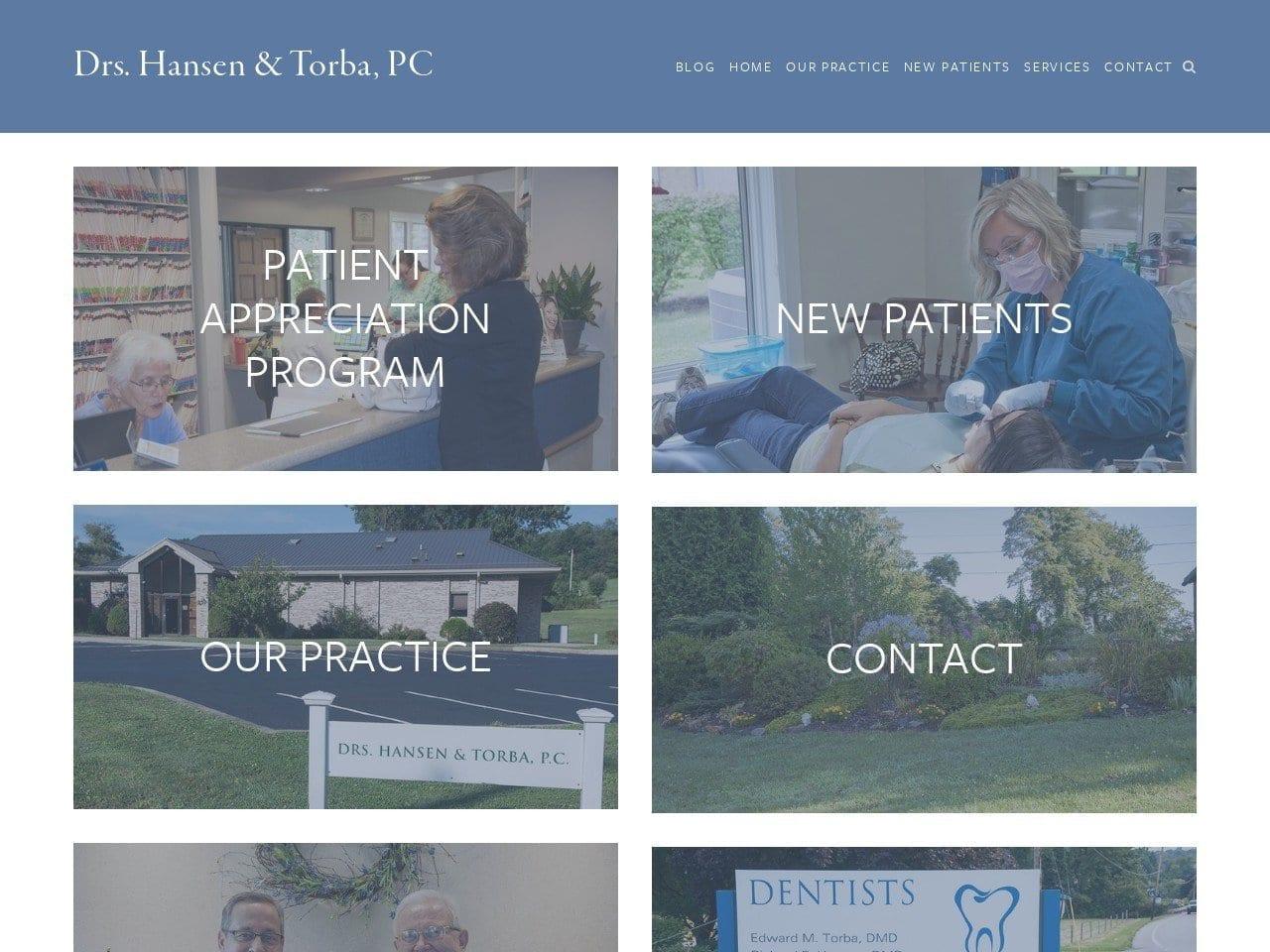 Drs. Hansen & Torba P.C. screenshot