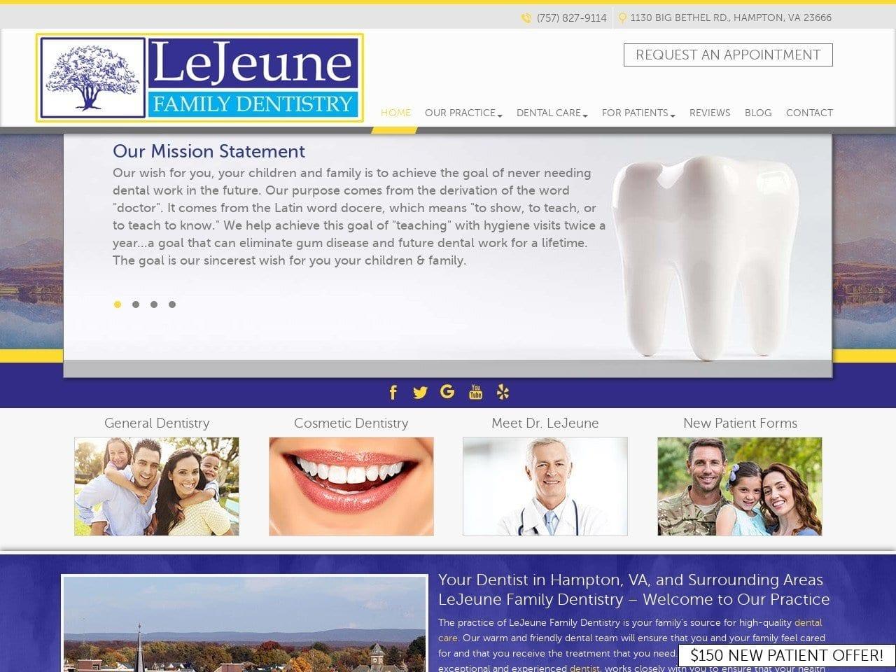 Barry J LeJeune DDS screenshot