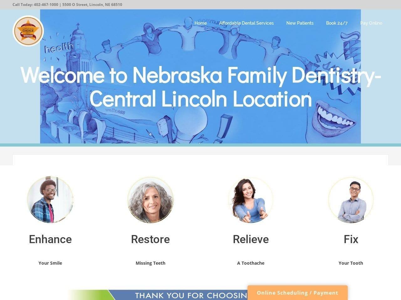 Lincoln Family Dentistry screenshot