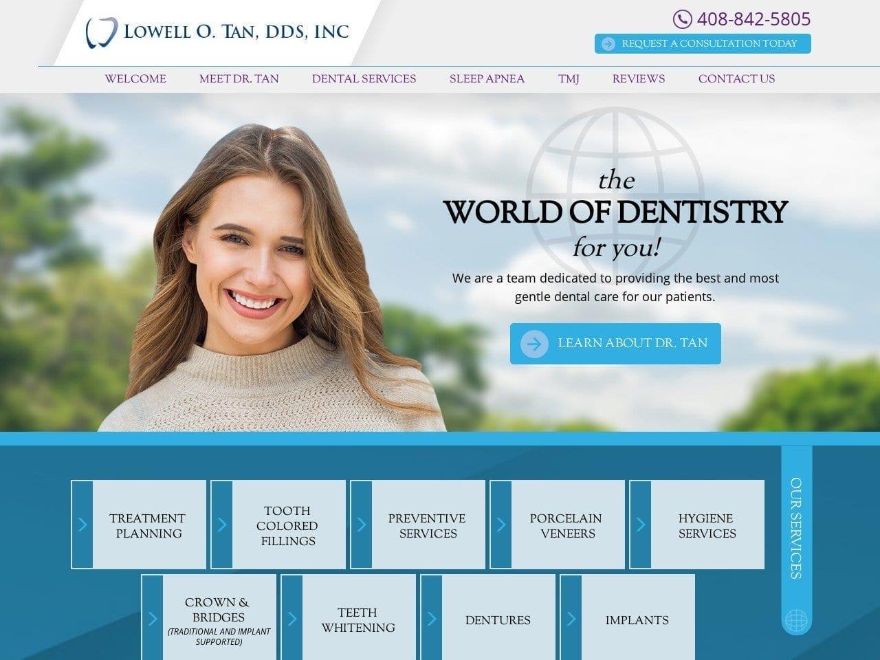 Lowell O Tan DDS screenshot