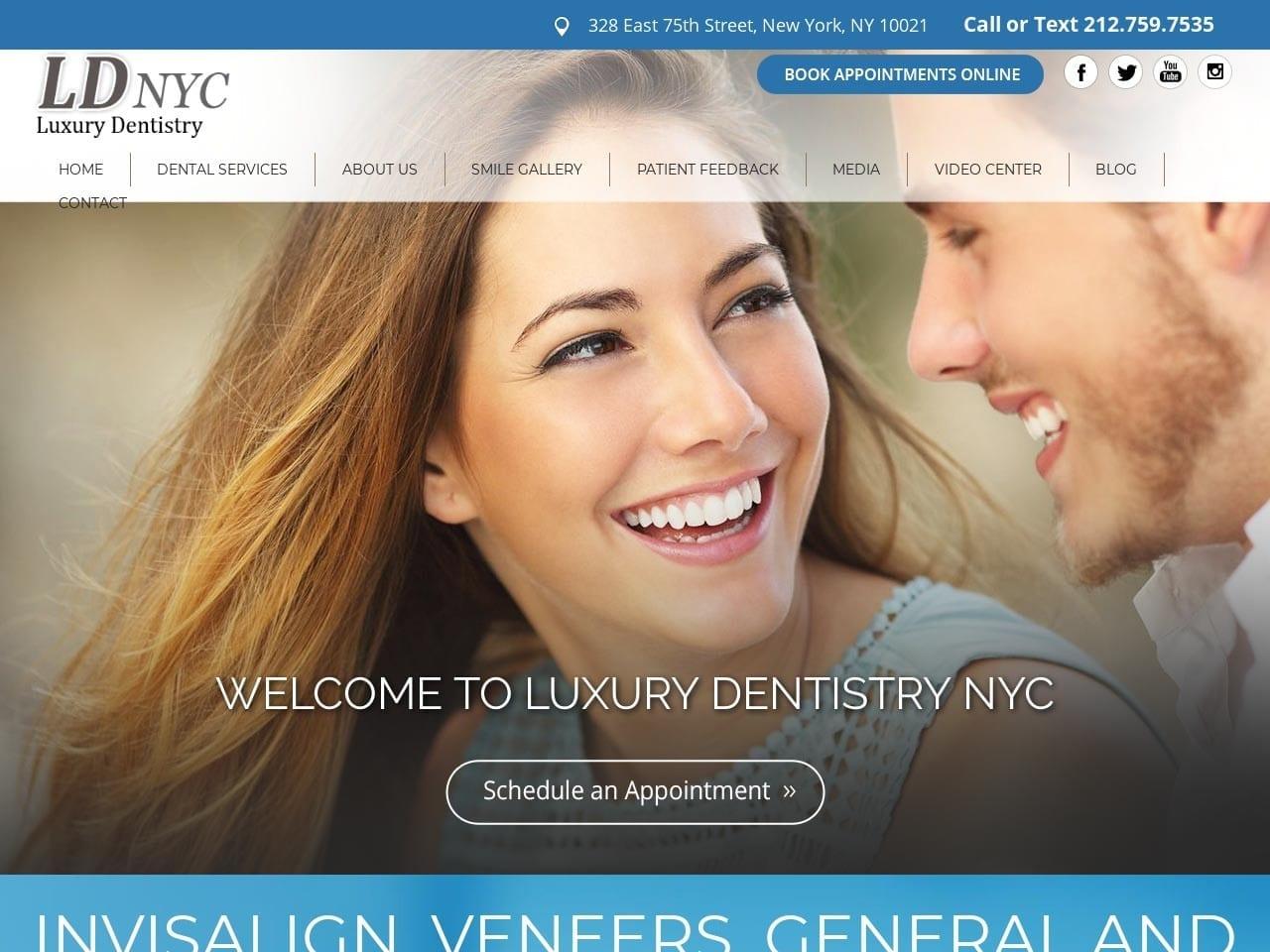 Luxury Dentistry NYC screenshot