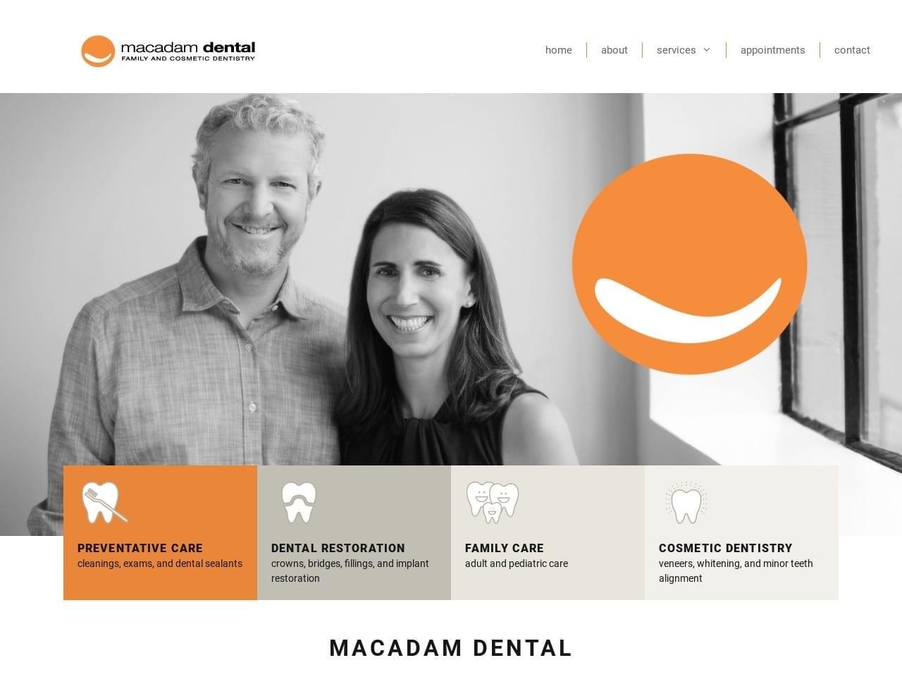 Macadam Dental screenshot
