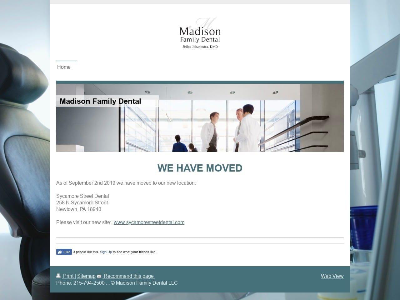 Madison Family Dental screenshot