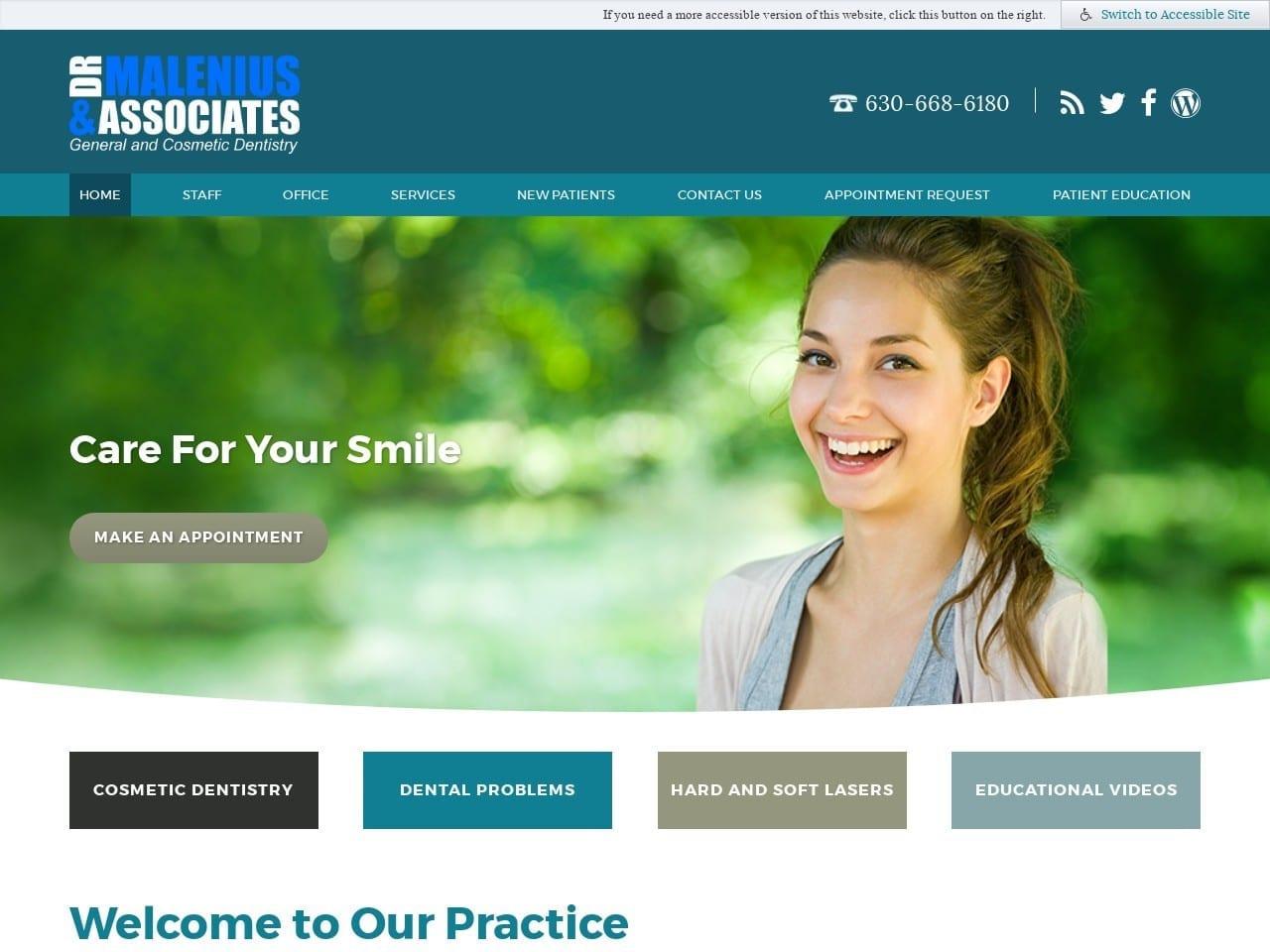 Dr. Robert C. Malenius DDS screenshot