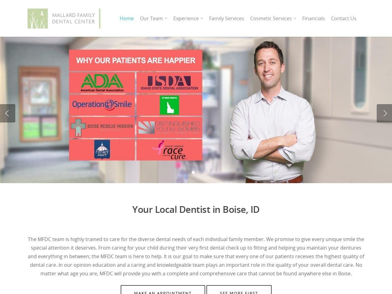Mallard Family Dental Center screenshot