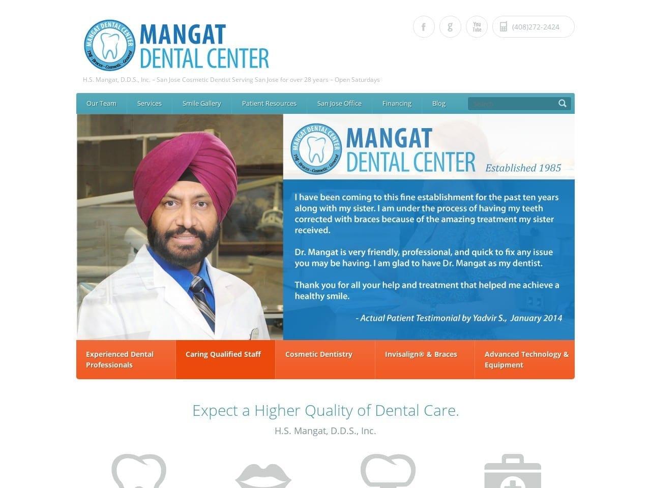 Dr. Hardev S. Mangat Dds screenshot