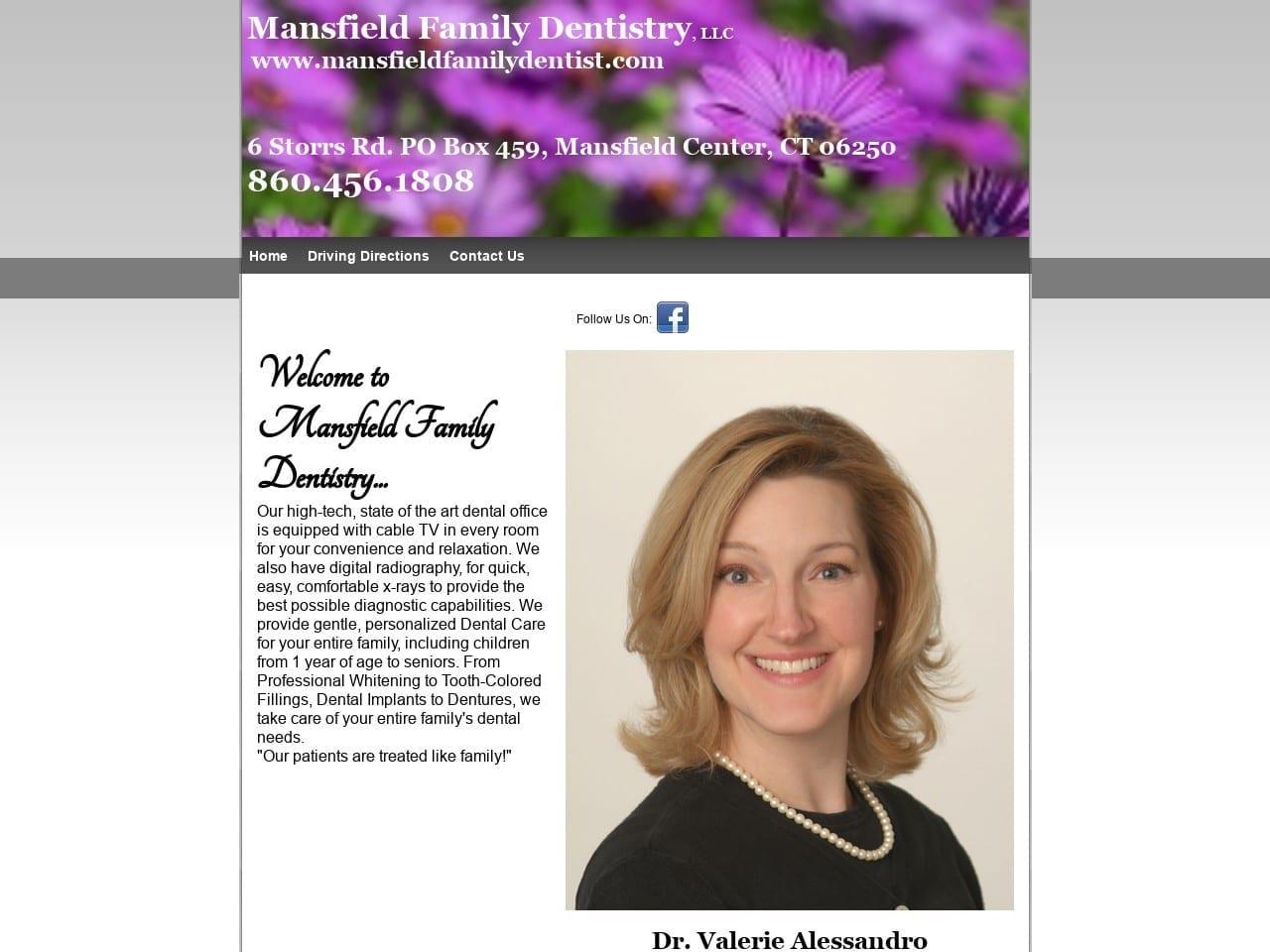 Mansfield Family Dentistry screenshot