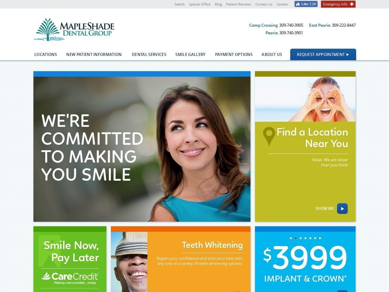 Maple Shade Dental Group Duncan George DDS screenshot