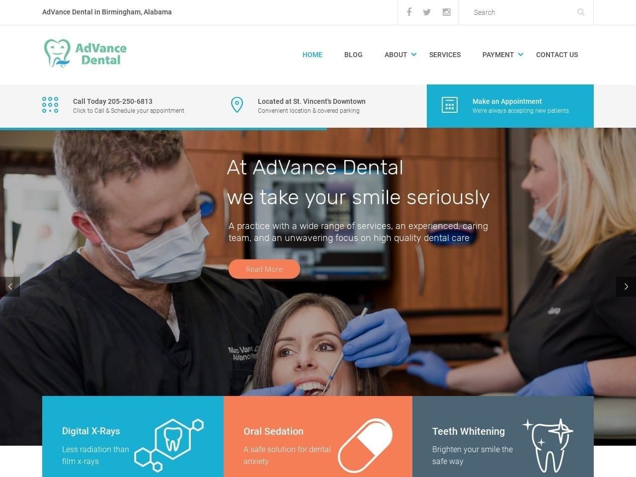 AdVance Dental P.C. screenshot