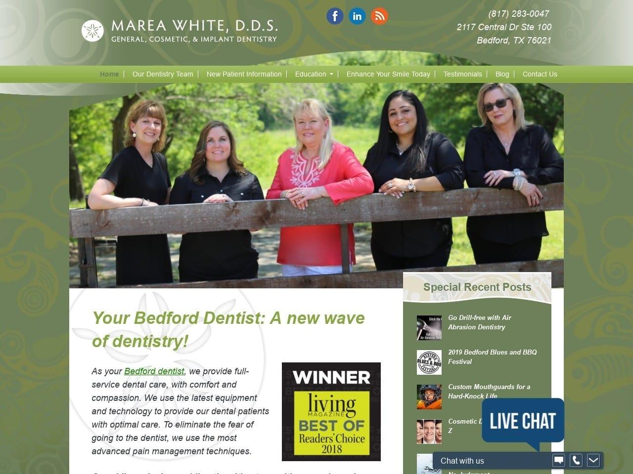Marea White DDS screenshot