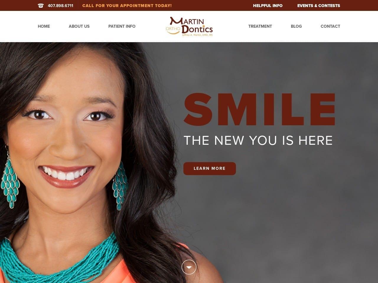 Martin Orthodontics screenshot