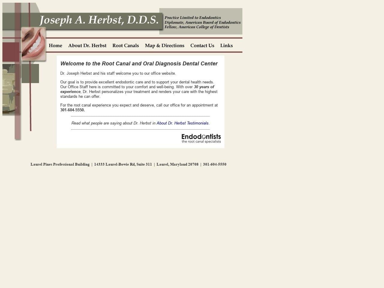 Joseph A. Herbst D.D.S. F.A.C screenshot