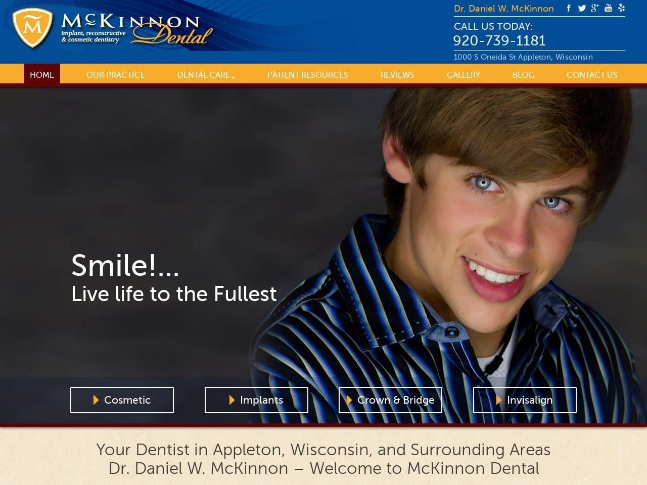 Mckinnon Dental screenshot