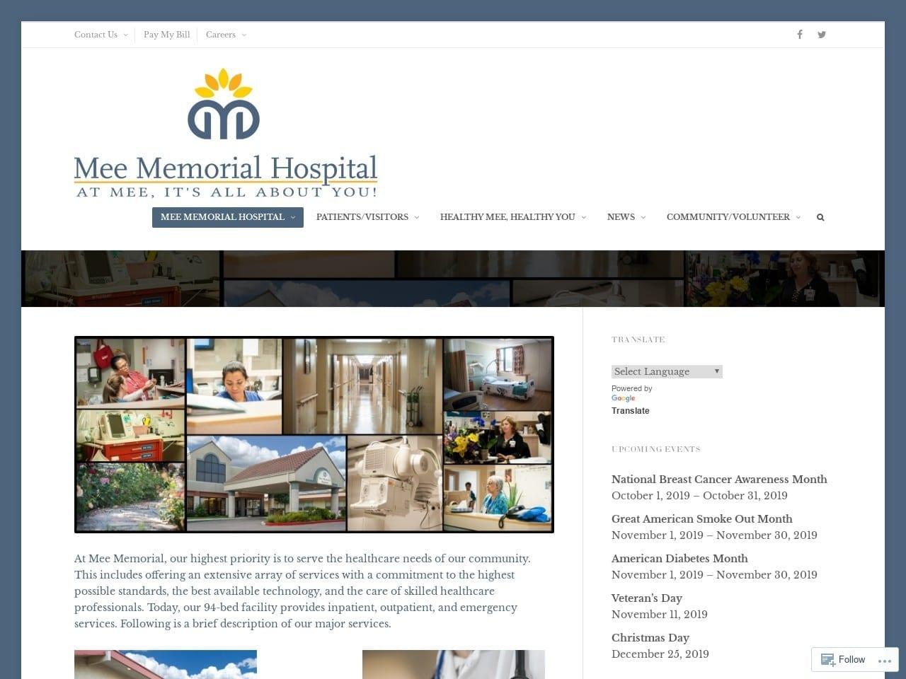 Mee Memorial Dialysis Center screenshot