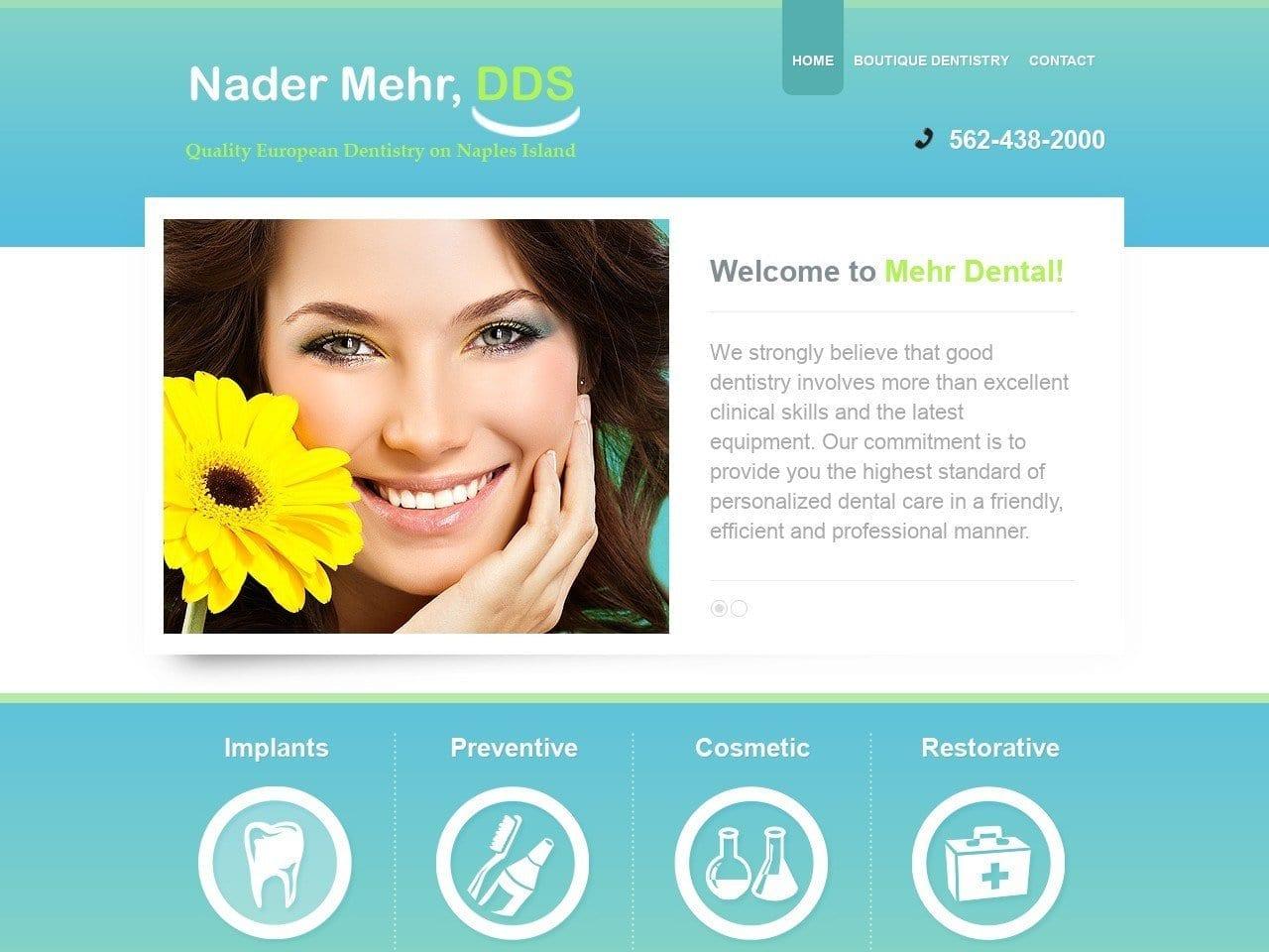 Dr. Nader Mehr D.D.S. screenshot