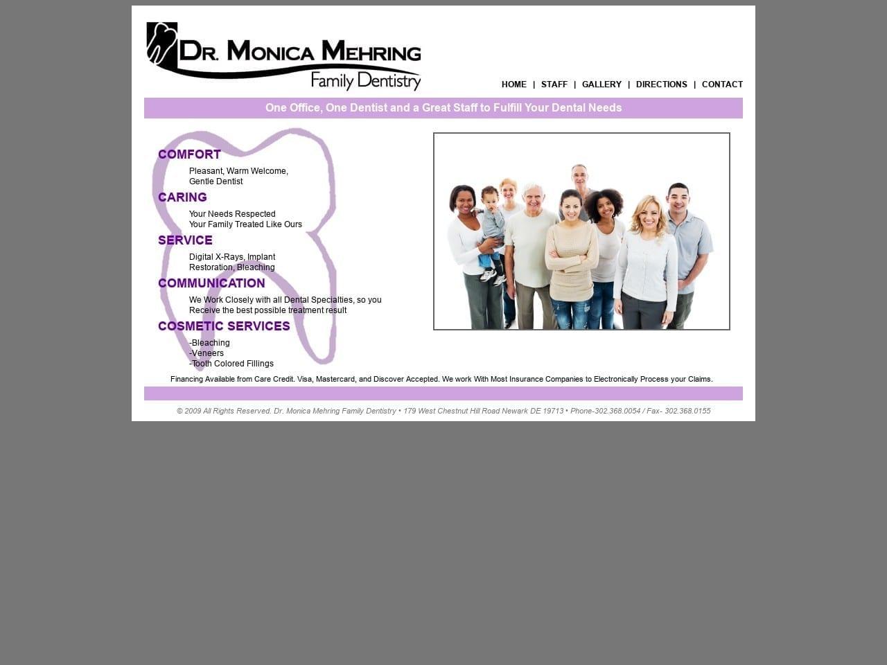 Mehring Monica DDS screenshot