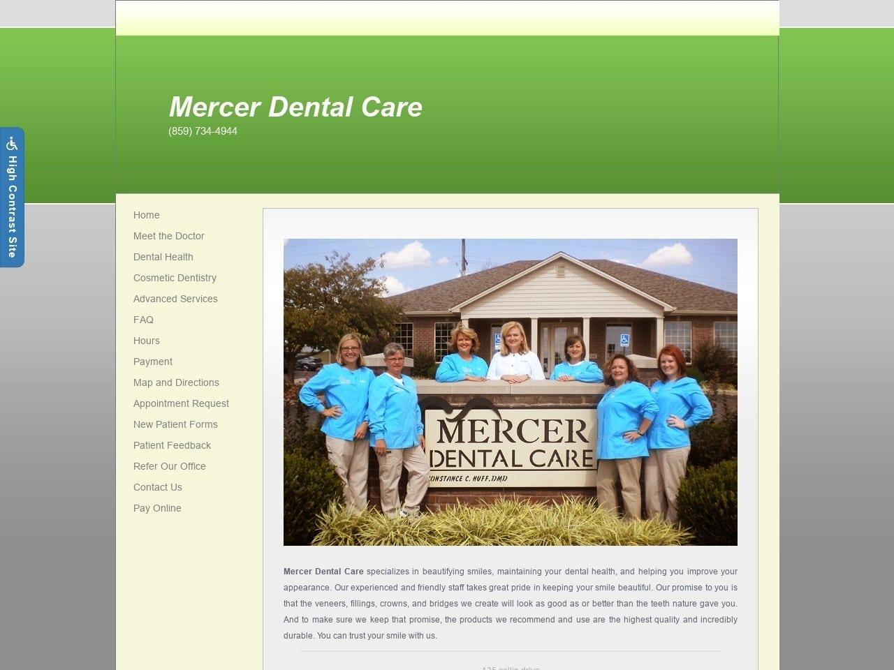 Mercer Dental Care screenshot